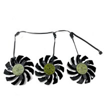 범용호환 75MM PLD08010S12H T128010SU GTX1060 1070 G1 ROCK GPU 팬 기가 바이트 GTX 1080Ti 게임용 비, 04 3Fan-T128010SU