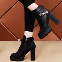 밍브띠 하이굽 힐 가보시 마틴 부츠