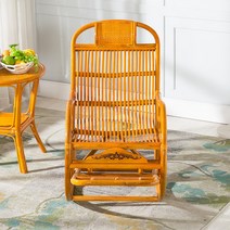 라탄 스툴 스윙 체어 흔들 그네 의자 진등편 소요 베란다 원목 덩굴 레포츠 벤치, 02 플랫 럭셔리 다크 컬러