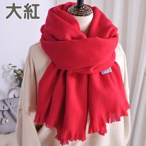 머플러 목도리 편물 캐시미어 격자 스카프 여자 겨울 한국어 대한민국 단색화 두껍게 하다 짧은 수염 스카프 여자 단색 캐시미어 천 스카프 고급 짧은 수염 스카프