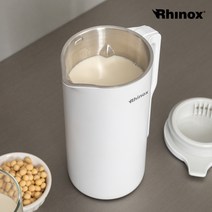 라이녹스 온열 자동 이유식 제조기 RXHL-SB4725E / 영양식 죽만들기 두유만들기 푸드 메이커 자동 설정 메뉴 마스터 콩물, 핑크