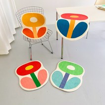 퐁퐁이꽃 다용도 주방 화장실 현관 침대 아이들방 미끄럼방지 욕실 발매트 4color, 옐로우