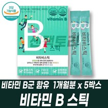 비타민 B군 맞춤영양제 필수비타민 비타민BC 시니어 온가족 건강식품 니아신 판토텐산 어린이건강식품 엽산 티아민 리보플라빈 나이아신, 1개월분 5박스, 5개