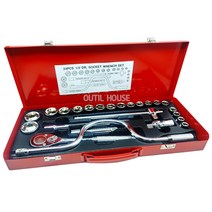 KYC 424M 소켓렌치 세트 복스 세트 복스알 1/2 24PCS