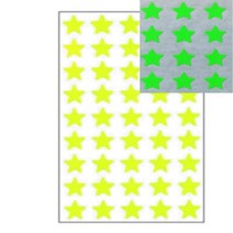 일반 형광스티커 315 7매 형광노랑 타원형스티커 메모스티커 원형스티커제작 띠스티커 음식스티커 별스티커 동그