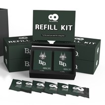 특별한 선물) 벨라독스 2팩 4팩 리필킷세트 천연 테라코타 고체용 명품 차량용 방향제, [4팩리필세트] B세트