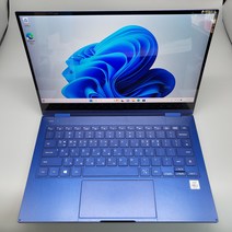 삼성 갤럭시북 플렉스 NT930QCT-A38A 360도 회전 가벼운 싼 중고 노트북, WIN10 Home, 8GB, 256GB, 코어i3, 블루