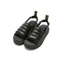 닥터마틴 수이코크 크로코 가죽 샌들 블랙 27394001 DM 무르A VIBRANCE CROCO NEORENE UPPER