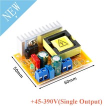 DC 8-32V 45 390V 가변 전압 부스트 컨버터 보드 ZVS 커패시터 DC-DC 45V-390V 스텝 업 모듈, [01] Single Output