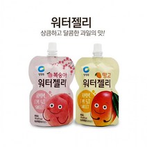 BUyuS청정원 워터젤리 복숭아 망고 과일맛 쥬스굿딜 브이숍, 청정원 워터젤리100g 복숭아