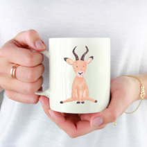 소량머그컵제작 사슴 카페 돌 답례품, 오른쪽