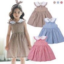 리틀버니 유아동 프릴 카라 체리야 원피스 OPS2300