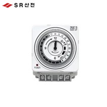 SR산전 간판 타이머 스위치 4P 24시간 타임스위치 아날로그 에너지 절약 판넬용