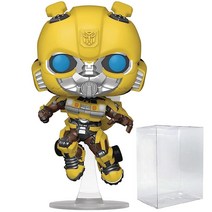 POP 트랜스포머: 라이즈 오브 더 비스트 - 범블비 Funko 비닐 피규어 (호환 박스 프로텍터 케이스와 번들) 멀티컬러 9.5cm(3.75인치)
