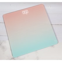 예쁜 LED 파스텔 그라데이션 체중계 모던 인테리어 체중 관리, LED체중계, 예쁜 LED체중계