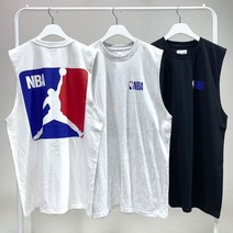 [무배/3컬러] 오버핏 NBA 민소매 박스 나시티