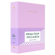 [스티커증정]인디고 프리즘 네컷 앨범 (포토북 84포켓), [J7 07-004942] 라벤더