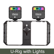 울란지 VL49 RGB LED 비디오 라이트 스마트 휴대용 DSLR SLR 카메라 램프에 대 한 미니 포켓 사진 빛 Vlog 채우기 빛127783, CHINA_YELLOW