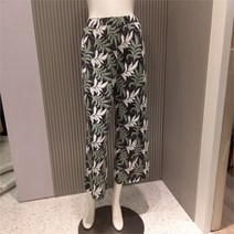 [올리비아로렌(아울렛)] 올리비아로렌 NC13 저지프린트팬츠 VOBDLXM6256
