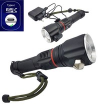 키밍 / LED 충전식 멀티 랜턴 줌 라이트 손전등 후레쉬 XHP50