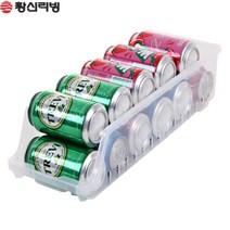 창신리빙 냉장고 캔 저안트레이 투명 16cm