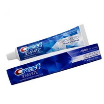 [당일배송] 크레스트 3D 화이트 어드밴스드 화이트닝 치아미백 치약 147g, 1