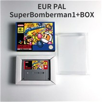 슈퍼패미콤 겜보이 고전게임 슈퍼 봄버맨 1 2 3 4 5 SNES EUR 버전 16 비트용 RPG 게임, [06] man1BOX
