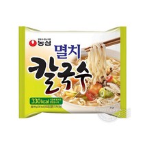 농심 멸치칼국수 98g, 7개