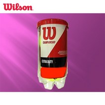 윌슨 챔피언쉽 테니스공 시합구 1캔(2볼), 1개