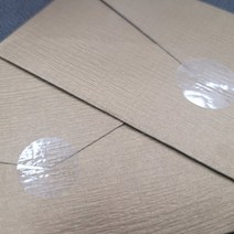 투명 원형 라운드 포장 스티커 엽서 청첩장 20mm 25mm, 2cm1장