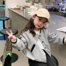 도오빠 슈에몽 아동 야구점퍼 아우터 가을 자켓 남아 여아 공용