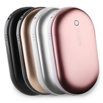 재클린 충전식 휴대용 손난로 보조배터리 골드, 골드블랙, 휴대용손난로