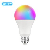 스마트 와이파이 LED 전구 E27 100-240V 밝기 조절 알렉사 구글 홈 앨리스 음성 제어, E27 15W, CHINA