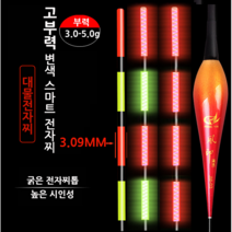 JM 굵은 찌톱 대물 고부력 변색 스마트 전자찌 민물찌, JM21(부력 3.0g)
