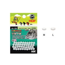 해동 파워 반달구슬 HA-1281 반원 고무 구슬 채비소품, M