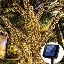 할로윈꾸미기 할로윈소품 야외 태양 요정 문자열 조명 105ft 310led 반짝임 조명 방수 크리스마스 파티오 정원 마당 웨딩 파티 트리 장식, Warmwhite_22M-210LED