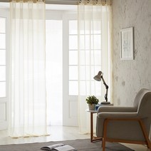 윈홈스 [당일발송]다코 린넨ST 쉬폰 아일렛 커튼(중형/대형) 여름커튼 속커튼