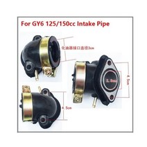 엔진 GY6 오토바이 스쿠터 ATV Go Kart 50cc 125cc 150cc 용 새로운 흡기 매니 폴드 파이프, 1pcs GY6 125 150CC