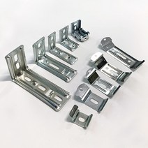 창안애 블라인드 부속품 스냅 브라켓 설치 고정 피스, 허니콤/[원]25알루 기역자브라켓 - 블랙 1개