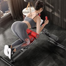 해외1위 허리 아랫배 똥배 윗몸일으키기기구 뱃살다이어트 홈트 홈짐세트 전신 가정용 뱃살빼는운동 복근운동매일 코어, [젠쭌 - 블랙앤레드] 쓰리인원 뷰티