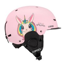 COPOZZ유니섹스 스노우보드 헬멧 성인 및 어린이용 인증 절반 덮음 충격 방지 스키 헬멧 신제품, Pink+M