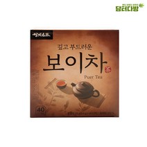탕비용품 쌍계명차 보이차 40티백 탕비실, 본상품선택