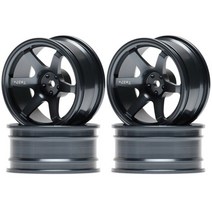 RC 1/10 온로드 드리프트 트랙사스 HSP 타미야 HP 호환 호환I 교쇼 레드캣 사쿠라 뉴 엔론 휠 림 4P 알루미, 04 GRAY