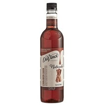 DaVinci Gourmet Cinnamon Bark Flavoring Syrup 다빈치 고메 시나몬 바크 시럽 25.4oz(750ml) 3팩, 750ml