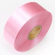 나모몰 공단리본 리본끈 약40mm(폭), 45m, H16.진핑크