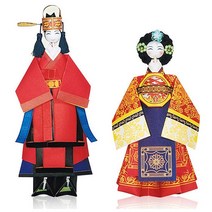 한국궁중의상2 금관조복 홍원삼