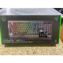 레이저 Ornata 크로마 RGB 멤브레인 게이밍 키보드 - 모델 R03-02040200-R3U1