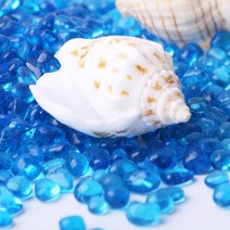 마리모 구피 베타 새우 어항 유리자갈 250g 색돌 색자갈 테라리움재료 데코용돌 유리자갈 화분diy 테라리, 2-유리자갈250g-그린