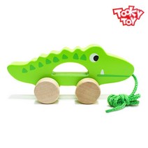 12개월 걸음마연습 끄는 장난감 악어 끌차 첫돌아기 신체발달 산책인형 활동놀이