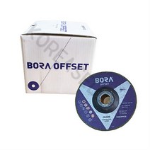 [디어포스] 4인치연마석 후렉시블 옵셋 BORA FLEXIBLE 철스텐겸용 두께2.7T 내경 16, 36방